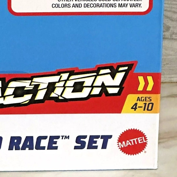 Hot Wheels Turbo Race Set with Two Cars Two Launchers Mattel Track Builder - Picture 4 of 7